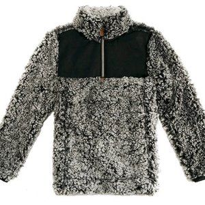 NEW Quarter Zip Fleece Sherpa Sweatshirt